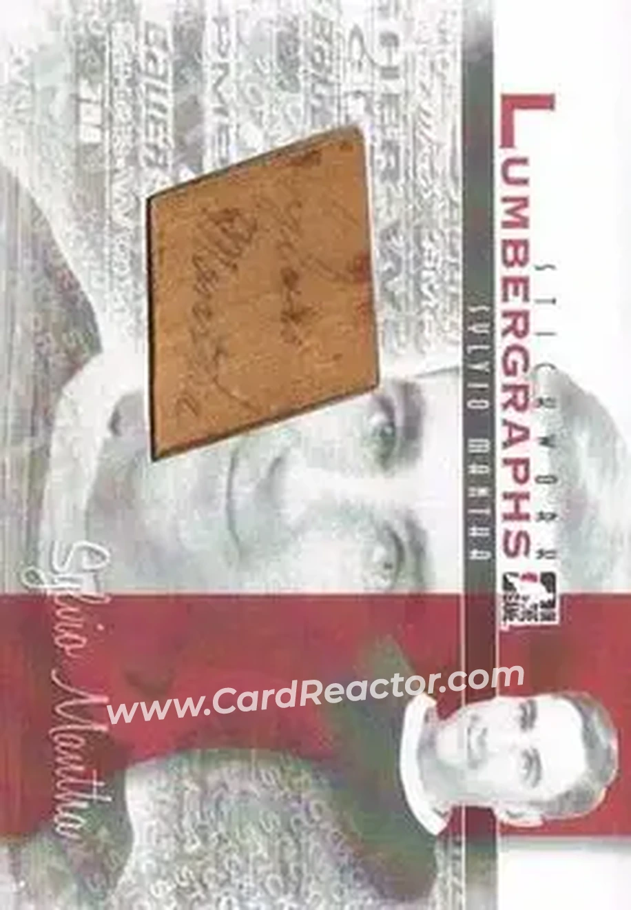 2013-14 In The Game StickWork - Lumbergraphs #L-SM - Sylvio Mantha - Montreal Canadiens - Front