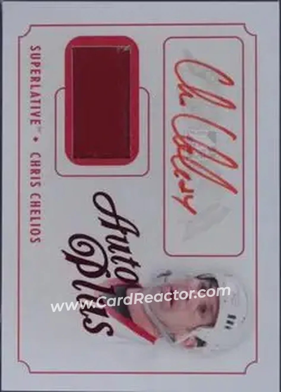2013-14 In The Game Superlative The First Six - Auto Plus #AP-CC2 - Chris Chelios - Front