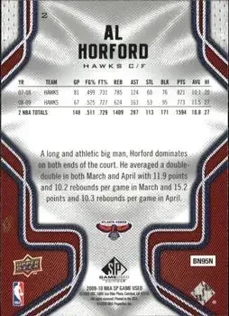Back of Al Horford