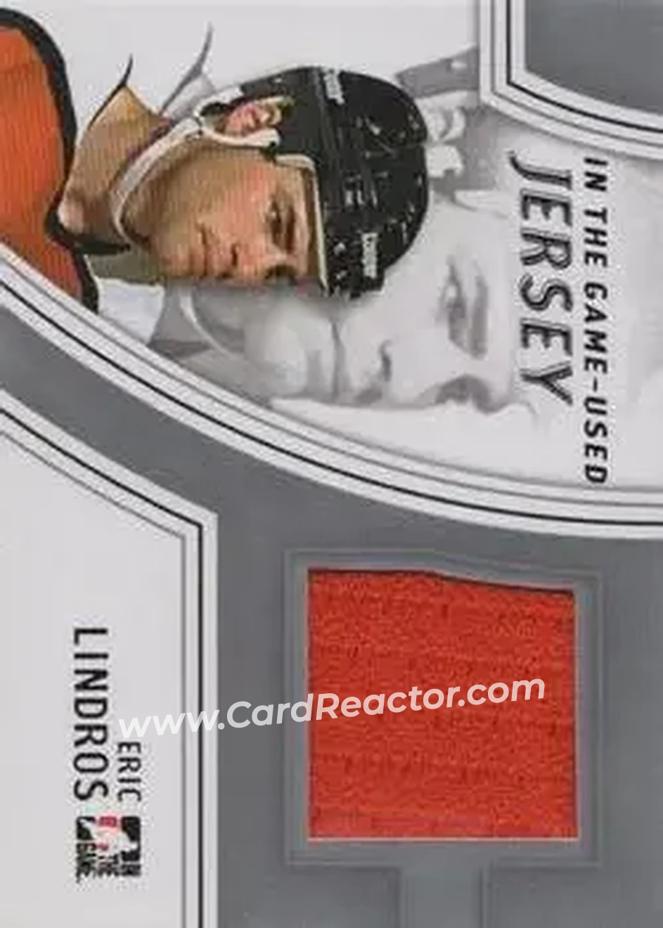 2013-14 In The Game Used #GUJ-10 - Eric Lindros - Philadelphia Flyers - Front 2013-14 In The Game Used #GUJ-10 - Eric Lindros - Philadelphia Flyers - Front