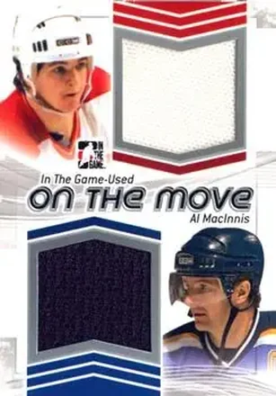 2013-14 In The Game Used - On the Move Jerseys Silver #OTM-09 - Al MacInnis