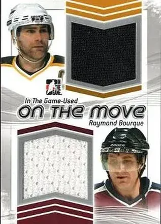 2013-14 In The Game Used - On the Move Jerseys Silver #OTM-12 - Ray Bourque