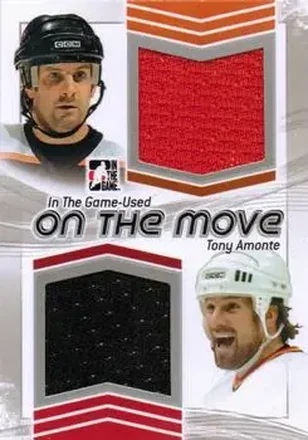 2013-14 In The Game Used - On the Move Jerseys Silver #OTM-17 - Tony Amonte