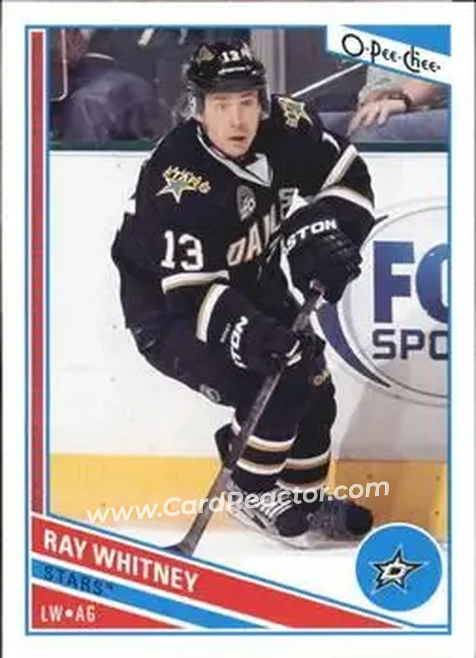 2013-14 O-Pee-Chee #8 - Ray Whitney - Dallas Stars - Front