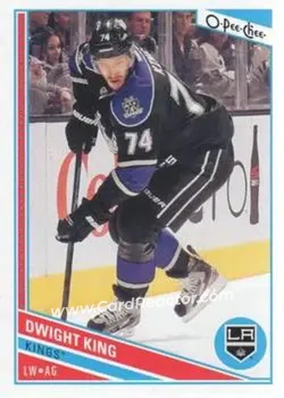 2013-14 O-Pee-Chee #13 - Dwight King - Los Angeles Kings - Front