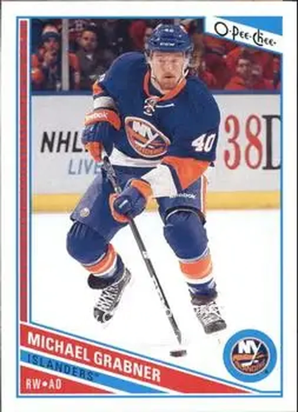 2013-14 O-Pee-Chee #18 - Michael Grabner - New York Islanders - Front