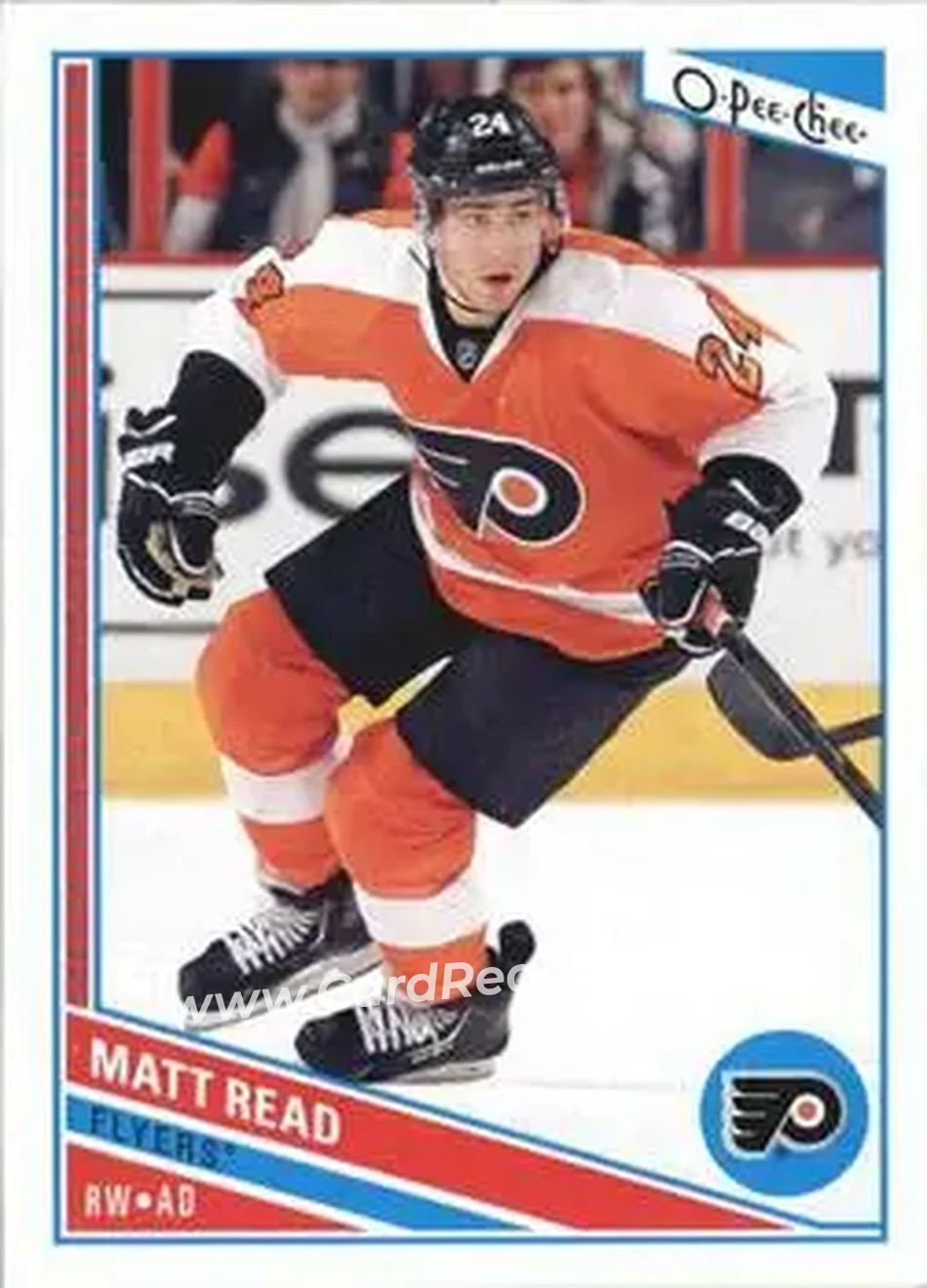 2013-14 O-Pee-Chee #21 - Matt Read - Philadelphia Flyers - Front