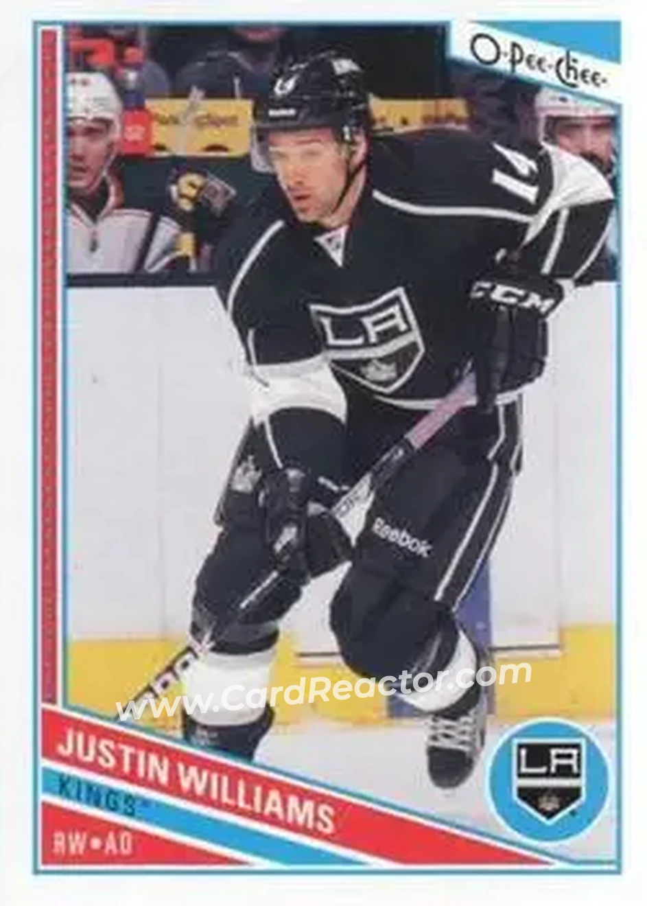 2013-14 O-Pee-Chee #27 - Justin Williams - Los Angeles Kings - Front