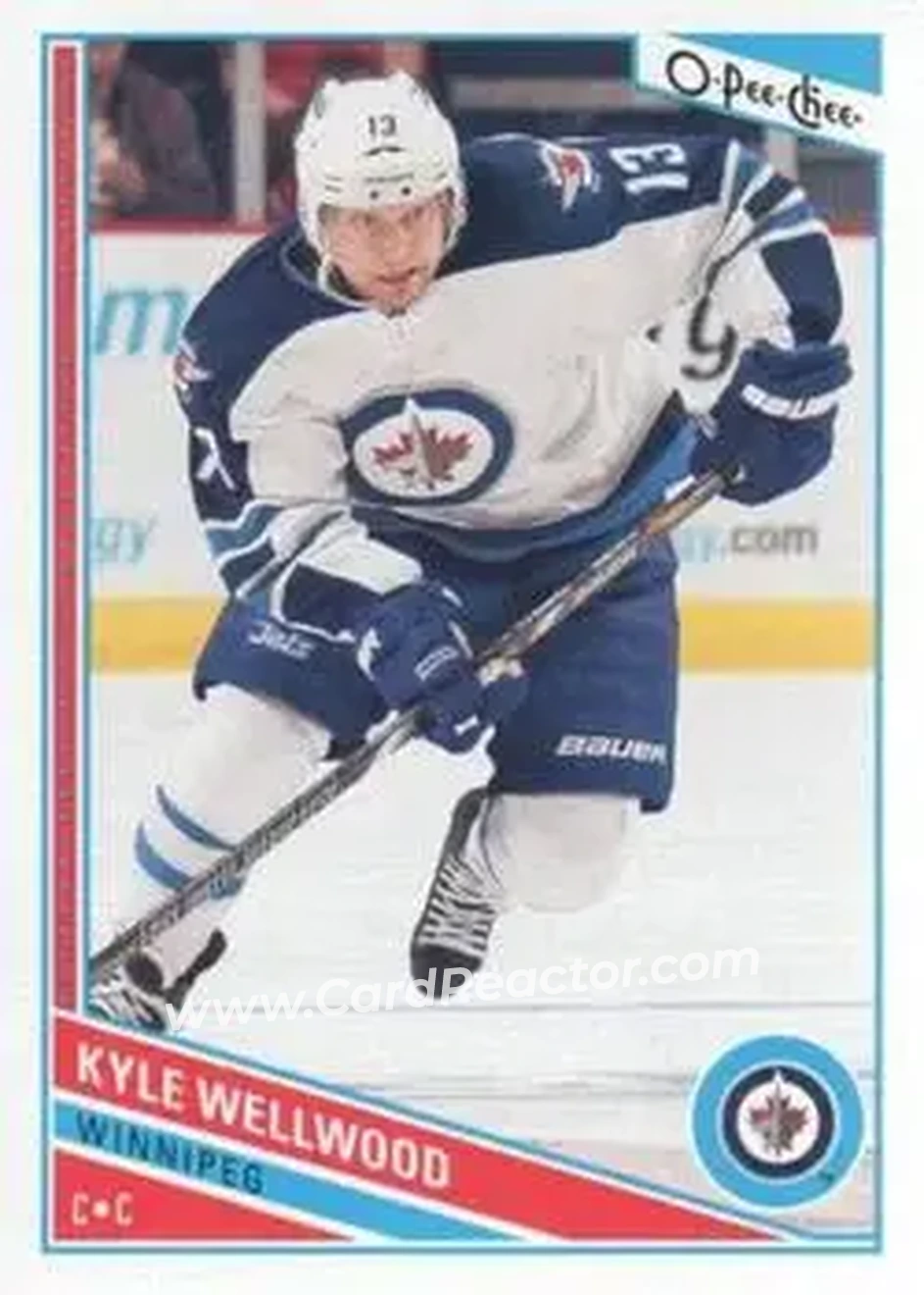 2013-14 O-Pee-Chee #28 - Kyle Wellwood - Winnipeg Jets - Front