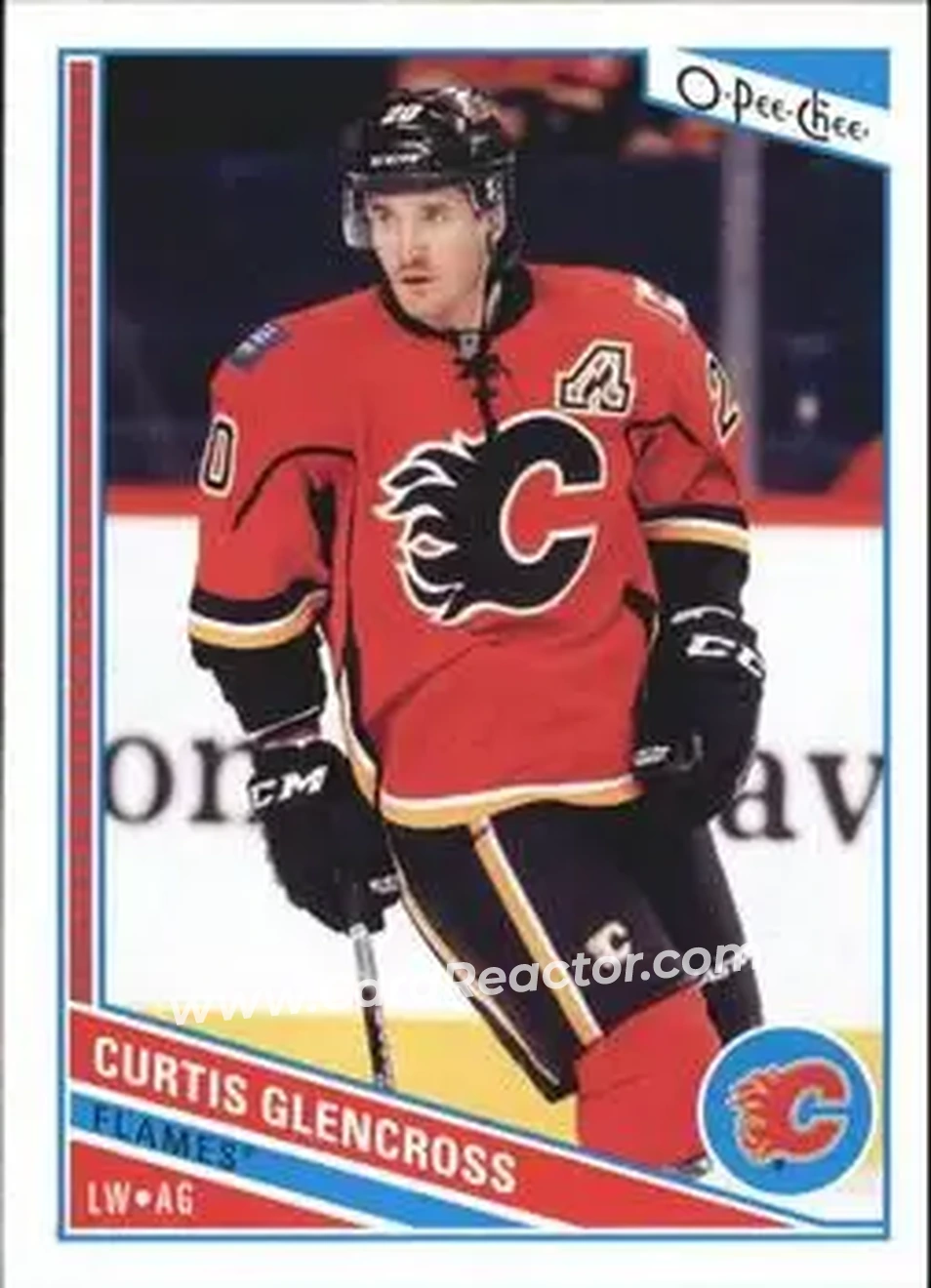 2013-14 O-Pee-Chee #40 - Curtis Glencross - Calgary Flames - Front