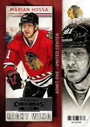 2013-14 Panini Contenders #2 - Marian Hossa - Chicago Blackhawks