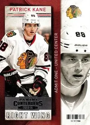 2013-14 Panini Contenders #3 - Patrick Kane - Chicago Blackhawks