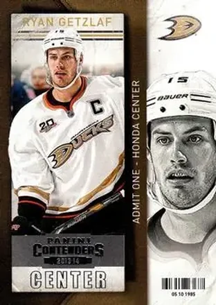 2013-14 Panini Contenders #13 Ryan Getzlaf