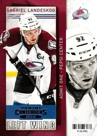 2013-14 Panini Contenders #16 Gabriel Landeskog