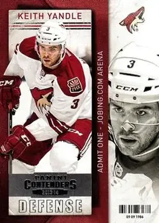 2013-14 Panini Contenders #20 Keith Yandle