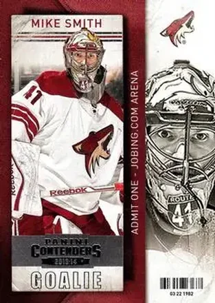 2013-14 Panini Contenders #21 - Mike Smith - Phoenix Coyotes