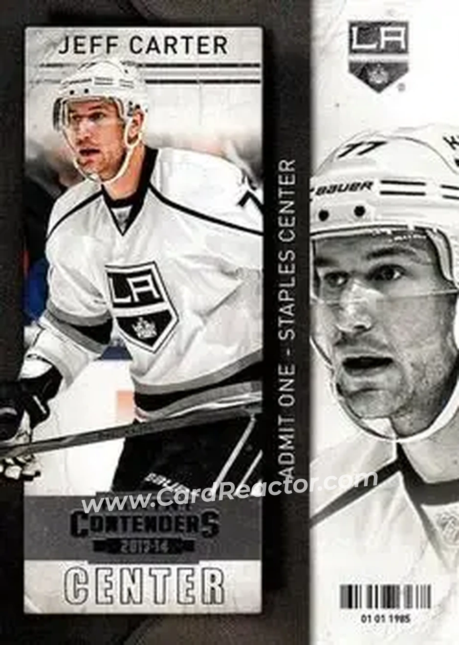 2013-14 Panini Contenders #26 - Jeff Carter - Los Angeles Kings - Front