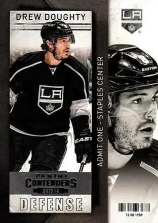 2013-14 Panini Contenders #27 - Drew Doughty - Los Angeles Kings
