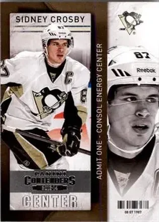 2013-14 Panini Contenders #33 - Sidney Crosby - Pittsburgh Penguins