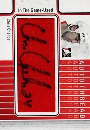 2013-14 In The Game Used - Autothreads #AT-CC - Chris Chelios - Detroit Red Wings