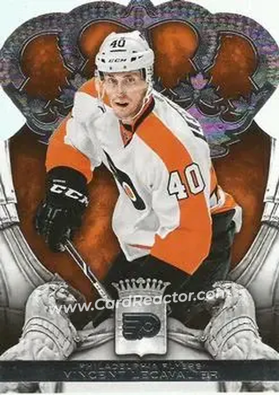 2013-14 Panini Crown Royale #16 - Vincent Lecavalier - Philadelphia Flyers - Front