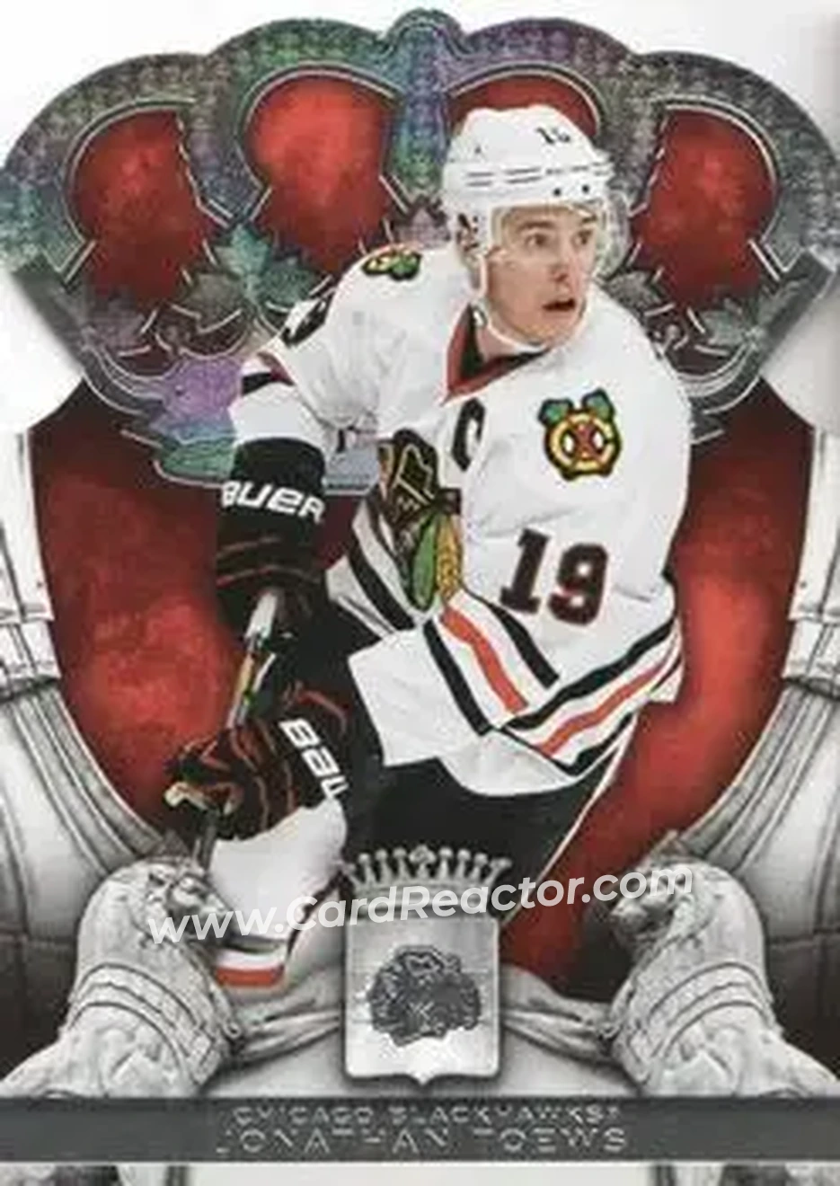 2013-14 Panini Crown Royale #19 - Jonathan Toews - Chicago Blackhawks - Front