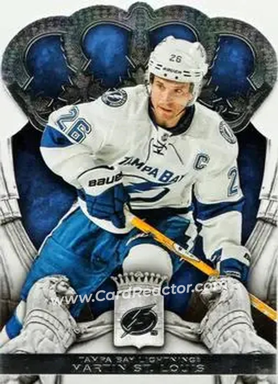 2013-14 Panini Crown Royale #26 - Martin St. Louis - Tampa Bay Lightning - Front