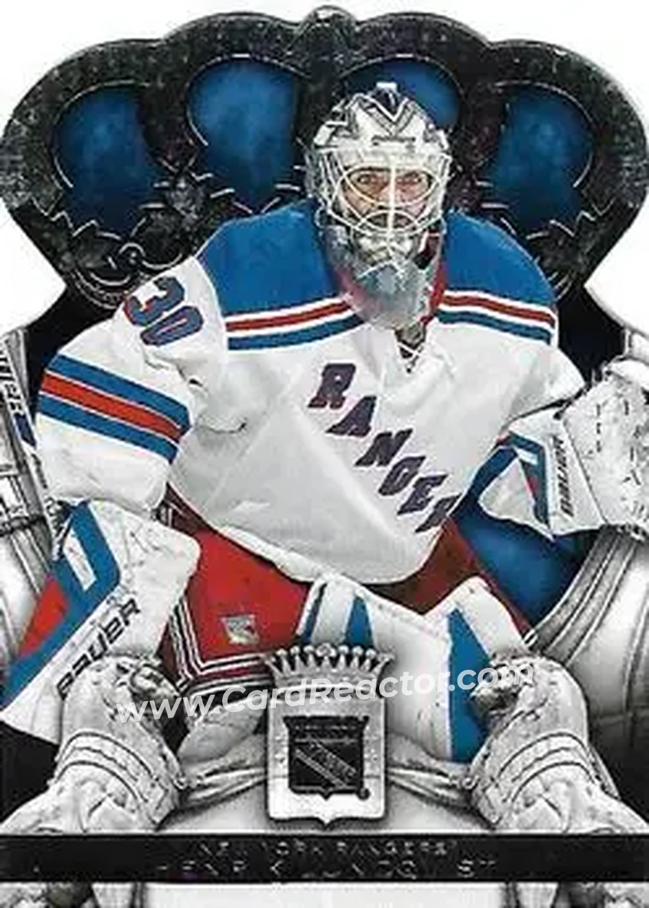 2013-14 Panini Crown Royale #30 - Henrik Lundqvist - New York Rangers - Front