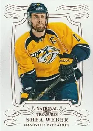 2013-14 Panini National Treasures #6 - Shea Weber - Nashville Predators