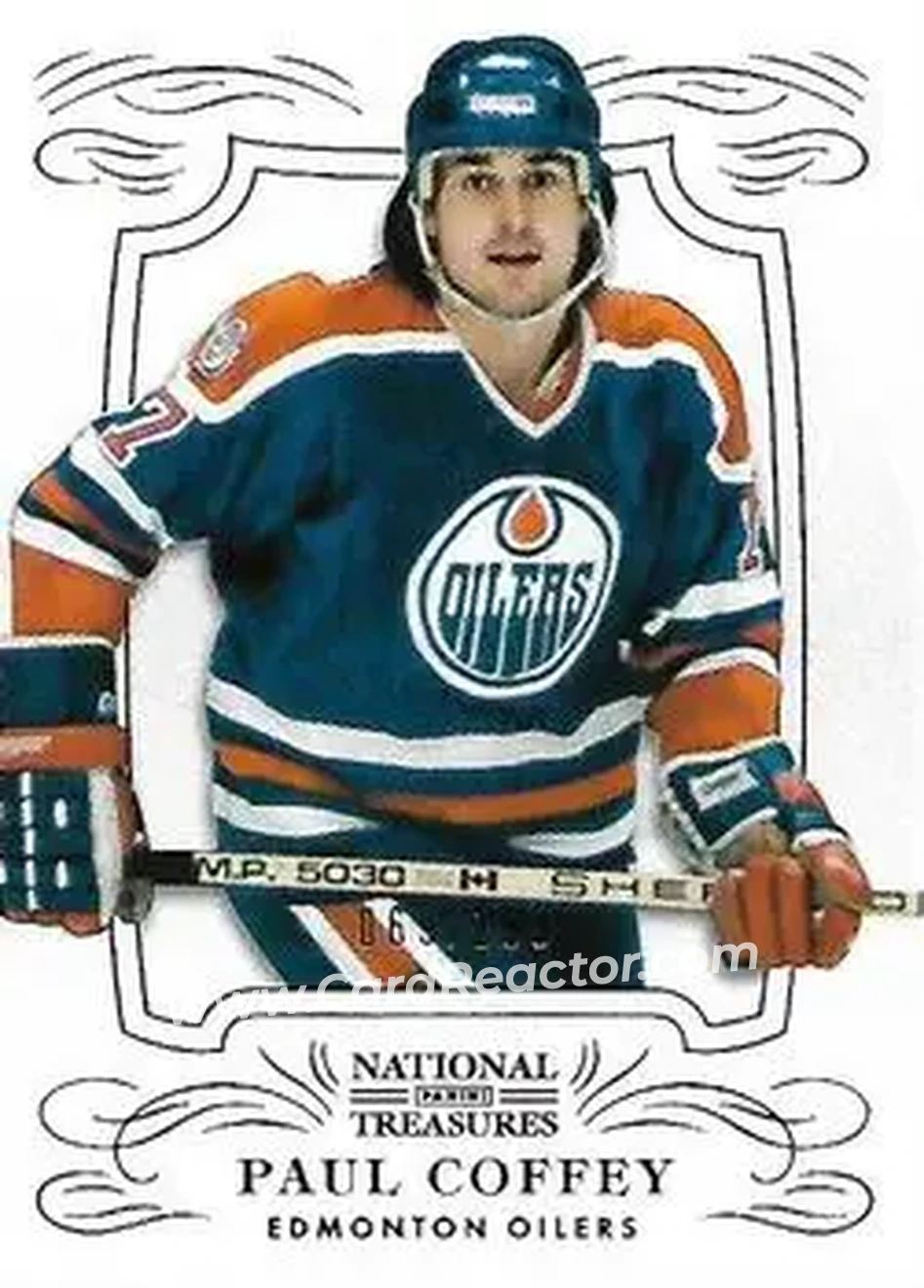 2013-14 Panini National Treasures #7 - Paul Coffey - Edmonton Oilers - Front 2013-14 Panini National Treasures #7 - Paul Coffey - Edmonton Oilers - Front