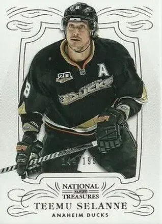 2013-14 Panini National Treasures #8 Teemu Selanne