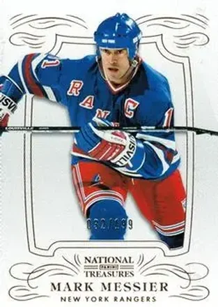 2013-14 Panini National Treasures #11 - Mark Messier - New York Rangers