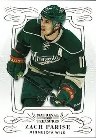 2013-14 Panini National Treasures #14 - Zach Parise - Minnesota Wild