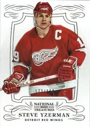 2013-14 Panini National Treasures #19 Steve Yzerman