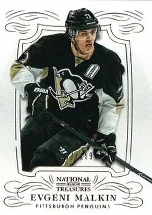 2013-14 Panini National Treasures #23 - Evgeni Malkin - Pittsburgh Penguins