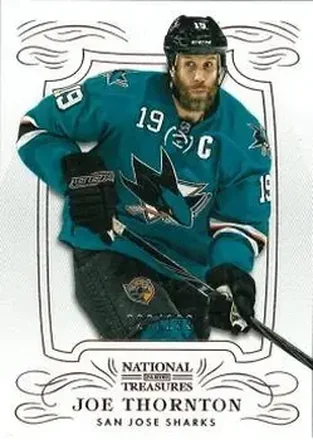 2013-14 Panini National Treasures #24 - Joe Thornton - San Jose Sharks