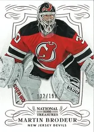 2013-14 Panini National Treasures #30 - Martin Brodeur - New Jersey Devils