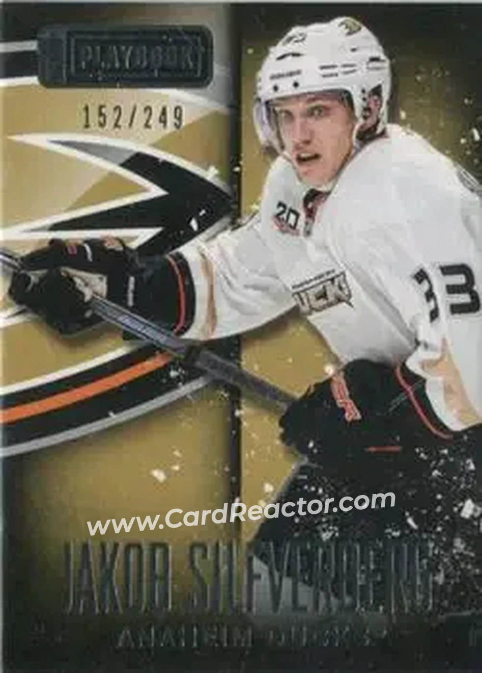 2013-14 Panini Playbook #2 - Jakob Silfverberg - Anaheim Ducks - Front