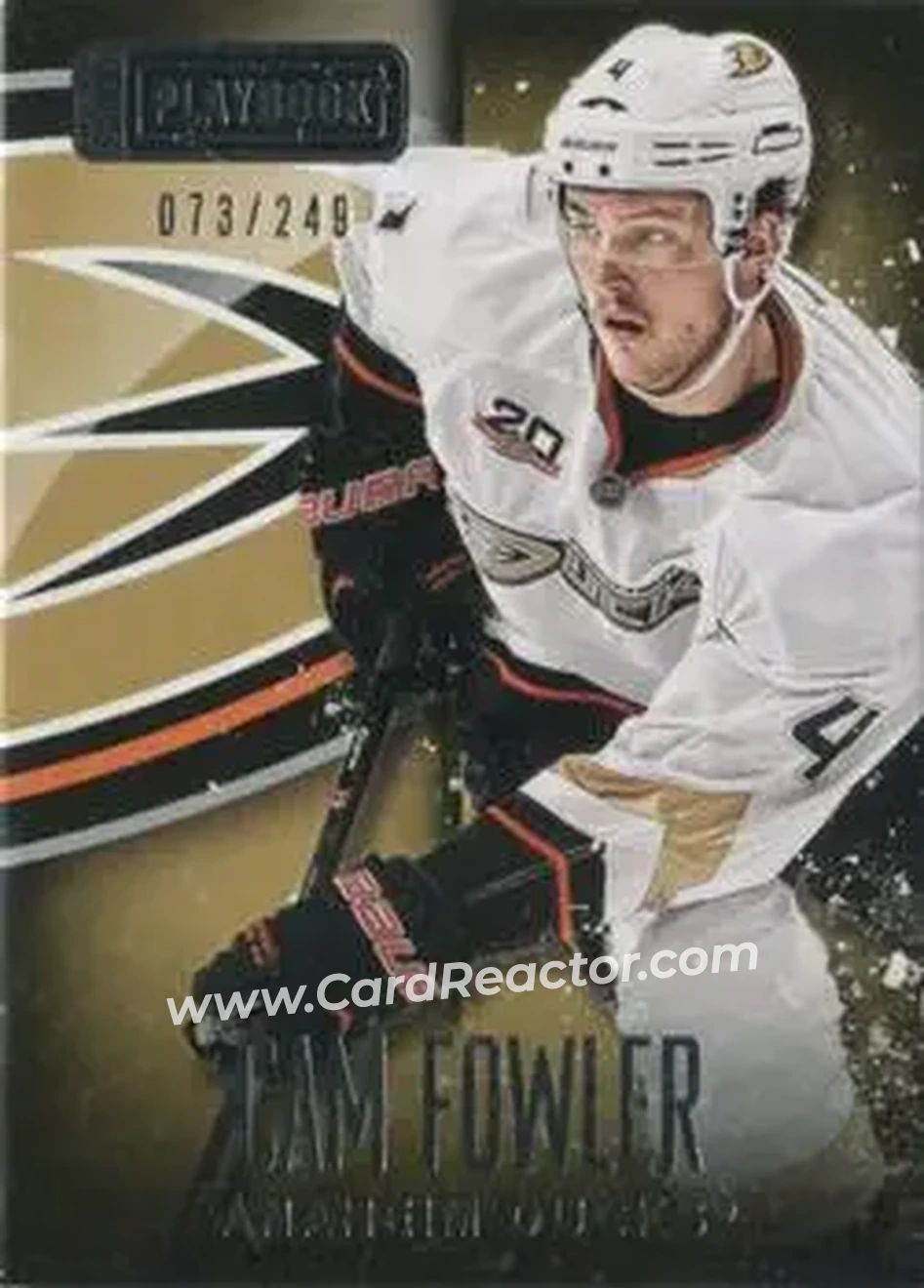 2013-14 Panini Playbook #4 - Cam Fowler - Anaheim Ducks - Front