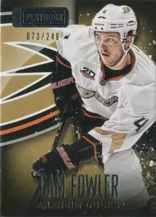 2013-14 Panini Playbook #4 - Cam Fowler - Anaheim Ducks