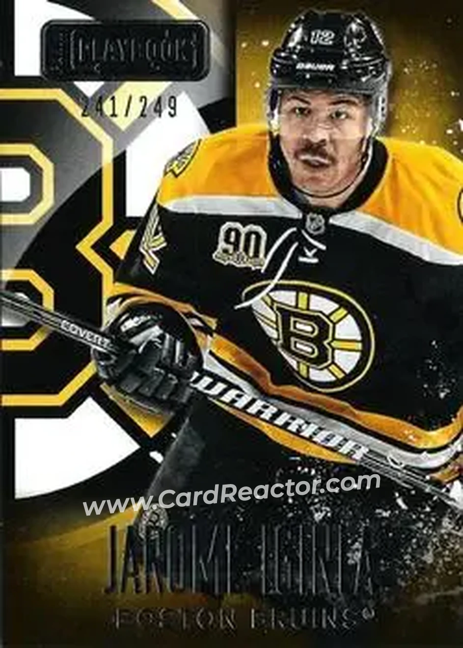 2013-14 Panini Playbook #6 - Jarome Iginla - Boston Bruins - Front
