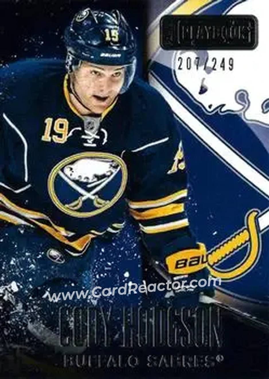 2013-14 Panini Playbook #9 - Cody Hodgson - Buffalo Sabres - Front