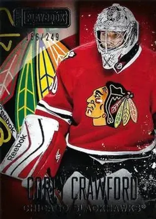 2013-14 Panini Playbook #18 Corey Crawford