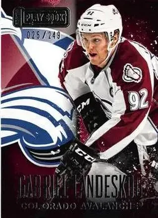 2013-14 Panini Playbook #20 - Gabriel Landeskog - Colorado Avalanche