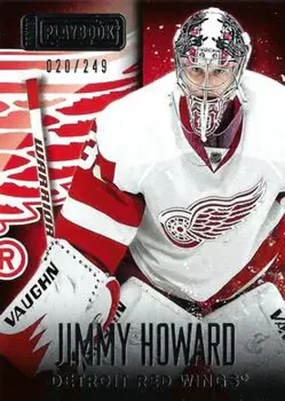 2013-14 Panini Playbook #28 - Jimmy Howard - Detroit Red Wings