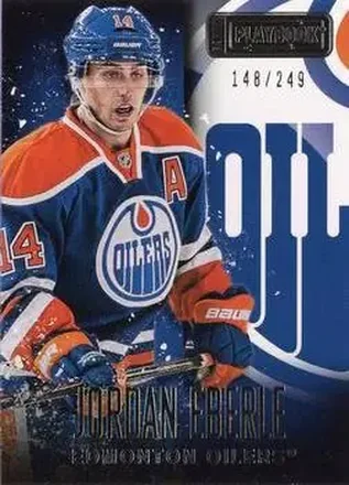 2013-14 Panini Playbook #31 - Jordan Eberle - Edmonton Oilers