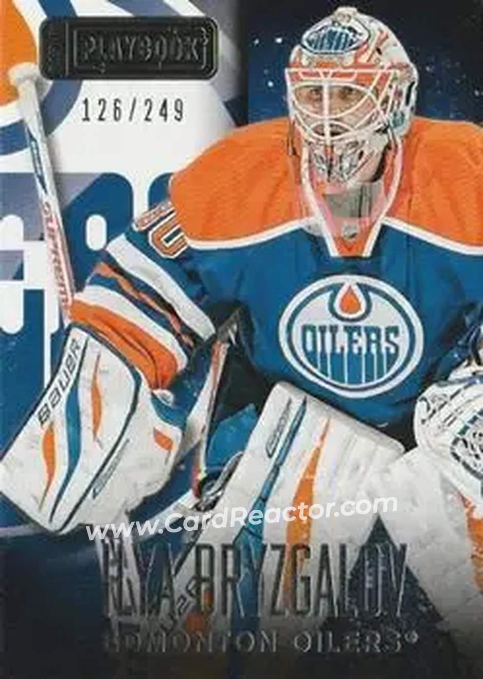 2013-14 Panini Playbook #32 - Ilya Bryzgalov - Edmonton Oilers