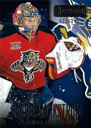 2013-14 Panini Playbook #33 - Jacob Markstrom - Florida Panthers