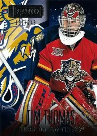 2013-14 Panini Playbook #34 - Tim Thomas - Florida Panthers