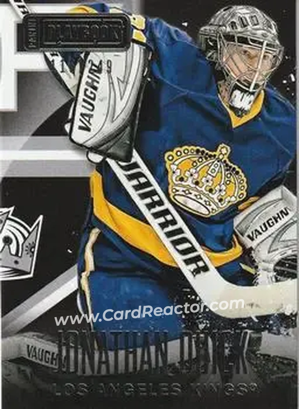 2013-14 Panini Playbook #38 - Jonathan Quick - Los Angeles Kings - Front
